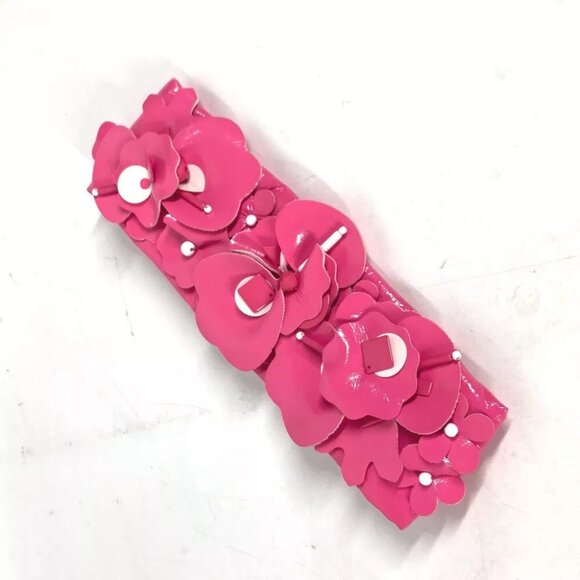MIUMIU Flower pattern headband hair accessories hair band polyester pink